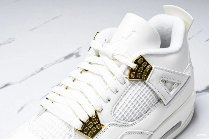 Cheap MAX Gold Jordan 4 AQ9129-170 Retro Metallic 0713